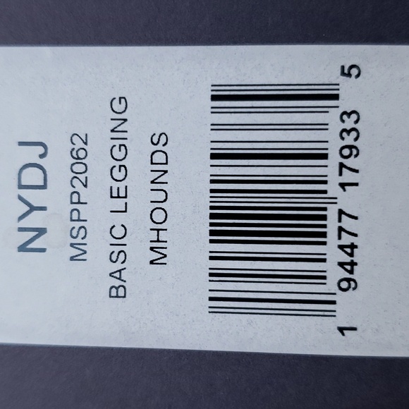 NYDJ Ponte Leggings Madison Gray Houndstooth Lift Tuck Size 4 - NWT - Picture 8 of 13